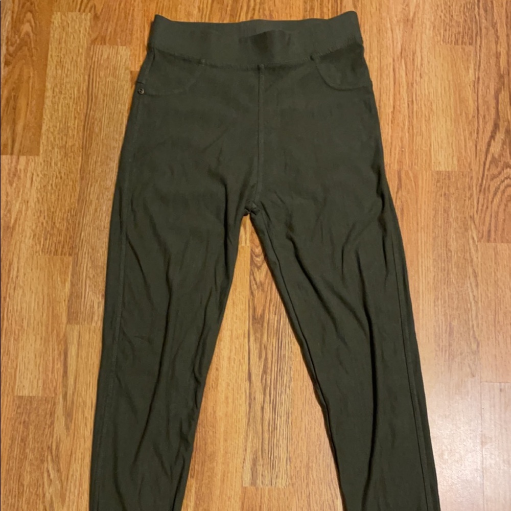 Green Jeggings Size S